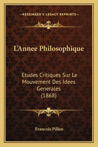 L'Annee Philosophique