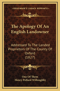 The Apology Of An English Landowner