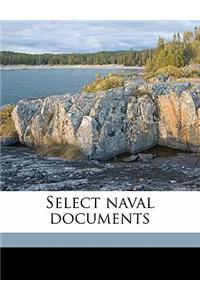 Select Naval Documents