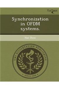 Synchronization in Ofdm Systems