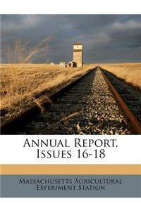 Annual Report, Issues 16-18