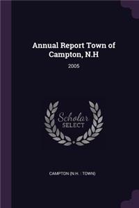 Annual Report Town of Campton, N.H