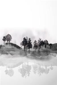 Sumi-e Forest Lake Notebook