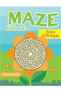 Maze book age 4