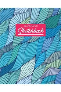 Blank Paper Sketchbook