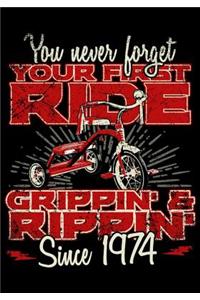 You Never Forget Your First Ride Grippin' & Rippin' Since 1974