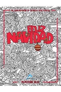 Un libro navideño de colorear para adultos