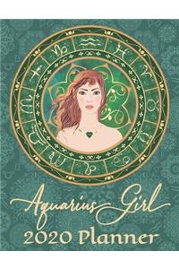 2020 Weekly Planner - Aquarius Girl