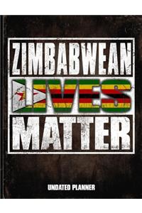 Zimbabwean Lives Matter Undated Planner