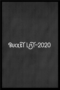 Bucket List- 2020