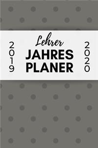 Lehrer Jahres Planer 2019 2020