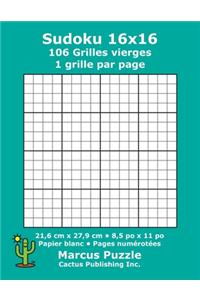 Sudoku 16x16 - 106 Grilles vierges