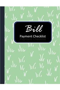 Bill Payment Checklist