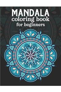 Mandala coloring book for beginners