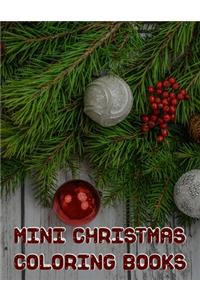 Mini Christmas Coloring Books