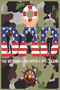Navy Veteran Dad Notebook