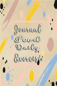 Exercise Daily Food Journal