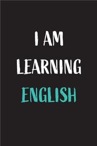 I am learning English