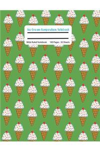 Ice Cream Composition Notebook
