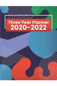 Three Year Planner 2020-2022