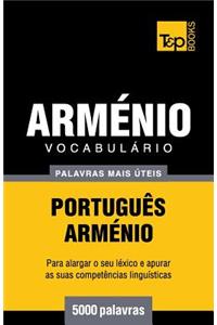 Vocabulário Português-Arménio - 5000 palavras mais úteis