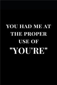 You Had Me at the Proper Use of You're