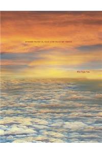 Landscape Mountain Sky Clouds Sunset Mountaineer Notebook