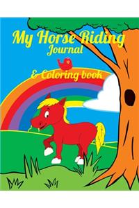 My Horse Riding Journal & Coloring Book