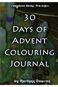 30 Days of Advent Colouring Journal