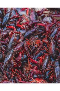 Crawfish Jamboree Blank Book Lined Journal (8x10)