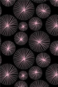 Bullet Journal Notebook Watercolor Dandelion Puff Balls Pattern 5