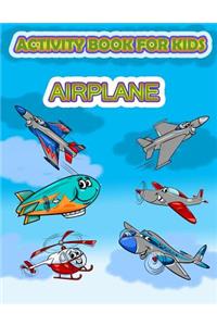 Activity Book for Kids Airplane