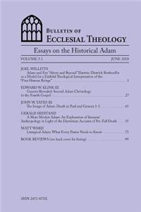 Bulletin of Ecclesial Theology, Volume 5.1