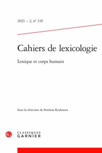 Cahiers de Lexicologie. 2021-2,119