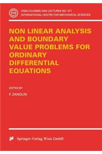 Non Linear Analysis and Boundary Value Problems for Ordinary Differential Equations