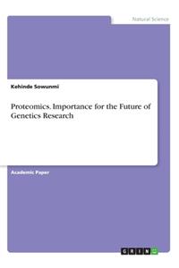 Proteomics. Importance for the Future of Genetics Research