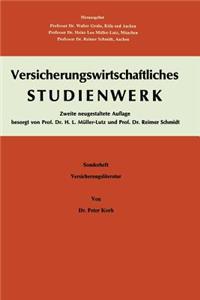 Einführung in das Versicherungs-Schrifttum