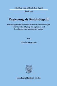 Regierung ALS Rechtsbegriff