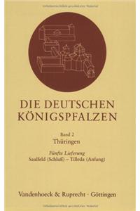 Die Deutschen Konigspfalzen. Lieferung 2,5: Thuringen: Saalfeld (Schluss) - Tilleda (Anfang)