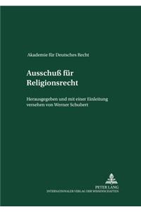 Ausschuß Fuer Religionsrecht