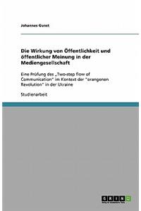 Die Wirkung von Öffentlichkeit und öffentlicher Meinung in der Mediengesellschaft