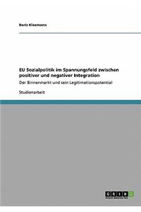 EU Sozialpolitik im Spannungsfeld zwischen positiver und negativer Integration