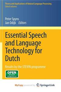 Essential Speech and Language Technology for Dutch