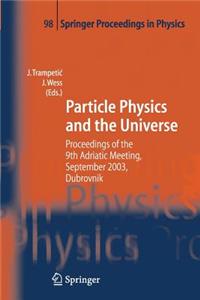 Particle Physics and the Universe