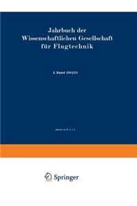 Jahrbuch Der Wissenschaftlichen Gesellschaft Für Flugtechnik