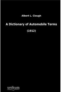 A Dictionary of Automobile Terms