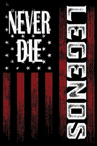 Legends Never Die Notebook