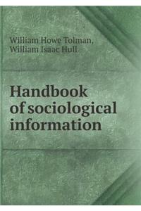 Handbook of Sociological Information