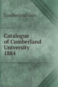 Catalogue of Cumberland University