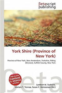 York Shire (Province of New York)